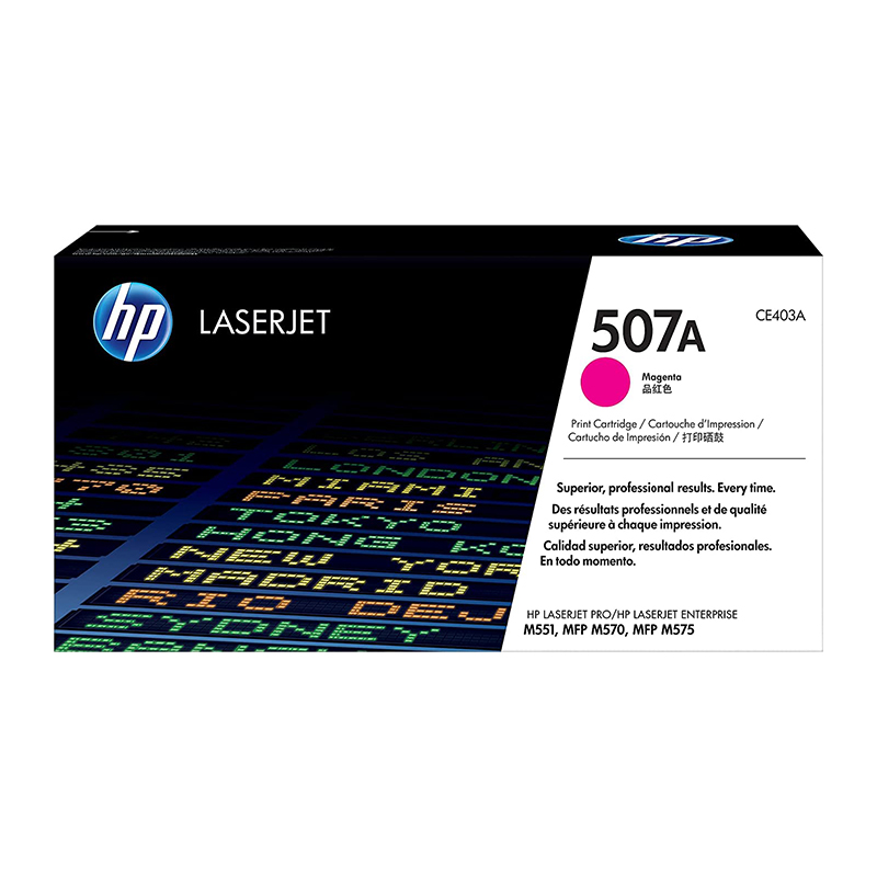 HP 507A CE403A Magenta Original LaserJet Toner Cartridge