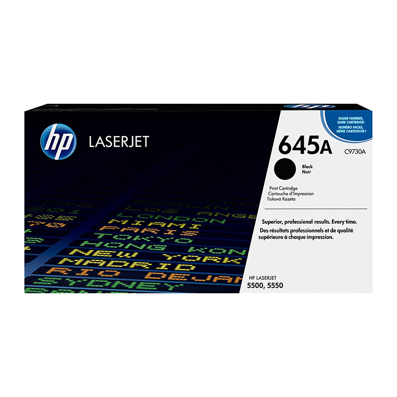 HP 645A C9730A Black Original LaserJet Toner Cartridge