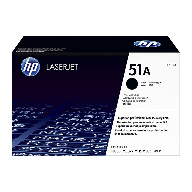 HP 51A Q7551A Black Original LaserJet Toner Cartridge 