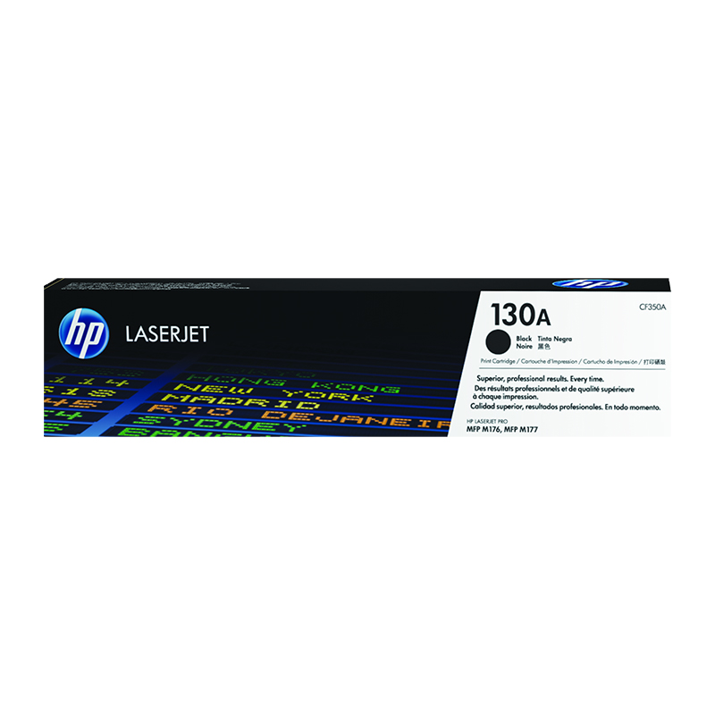 HP 130A CF350A Black Original LaserJet Toner Cartridge