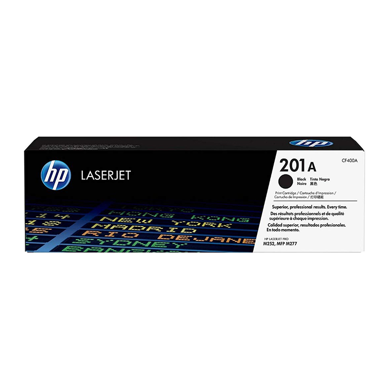 HP 201A CF400A Black Original LaserJet Toner Cartridge - Region 1 (Asia)