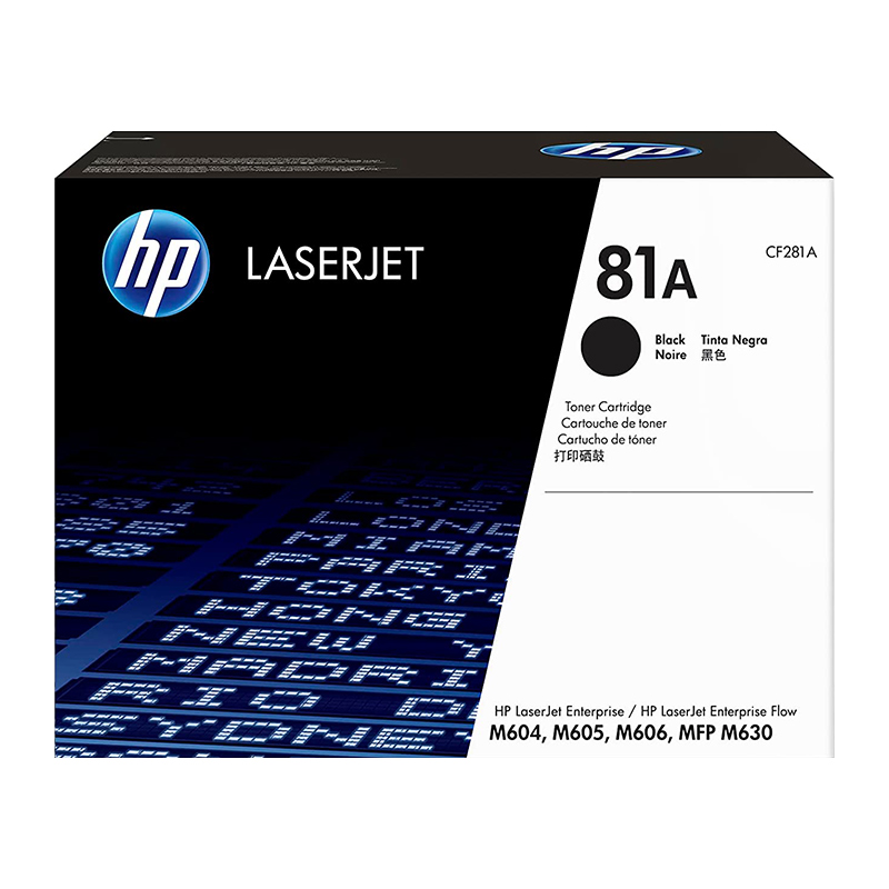 HP 81A CF281A Black Original LaserJet Toner Cartridge