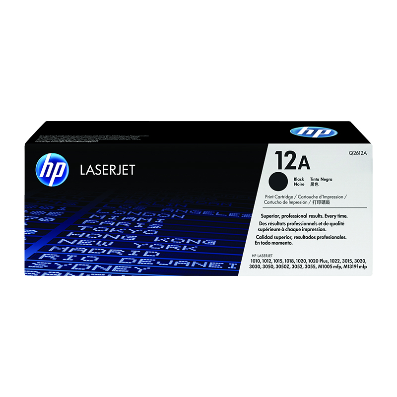 HP 12A Q2612A Black Original LaserJet Toner Cartridge