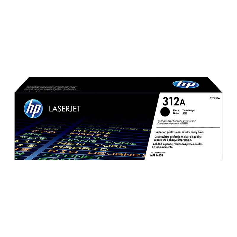 HP 312A CF380A Black Original LaserJet Toner Cartridge