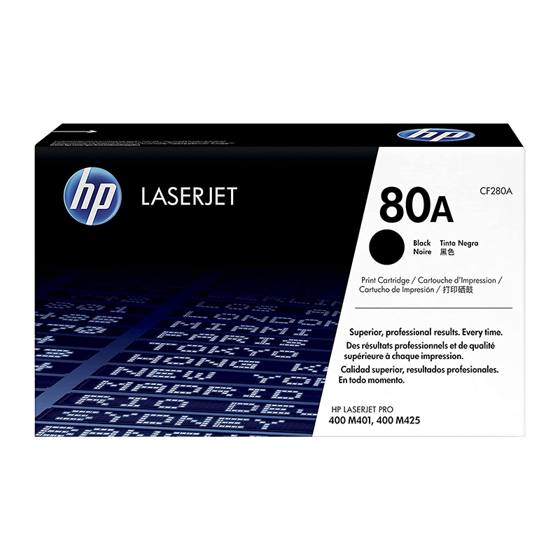 HP 80A CF280A Black Original LaserJet Toner Cartridge