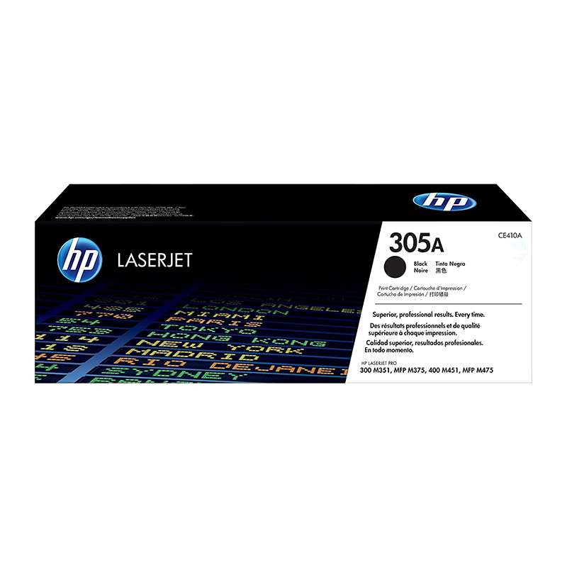 HP 305A CE410A Black Original LaserJet Toner Cartridge