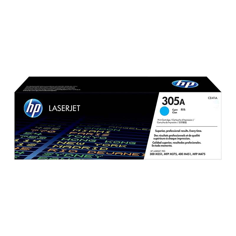 HP 305A CE411A Cyan Original LaserJet Toner Cartridge