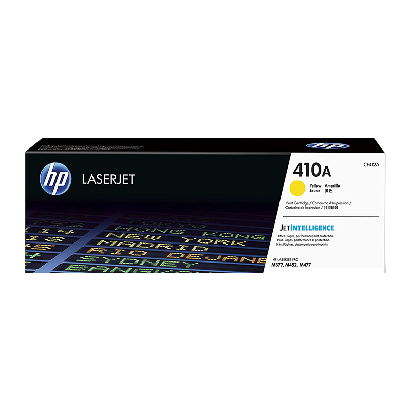 HP 410A CF412A Yellow Original LaserJet Toner Cartridge - Region 1 (Asia)