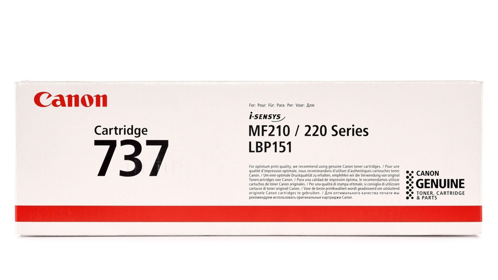 Canon 737 Black Genuine Toner Cartridge (337)