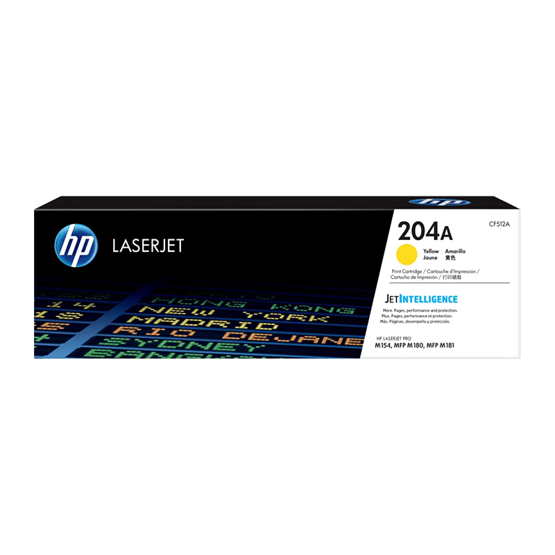 HP 204A CF512A Yellow Original LaserJet Toner Cartridge