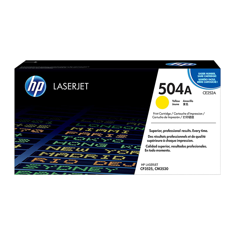 HP 504A CE252A Yellow Original LaserJet Toner Cartridge