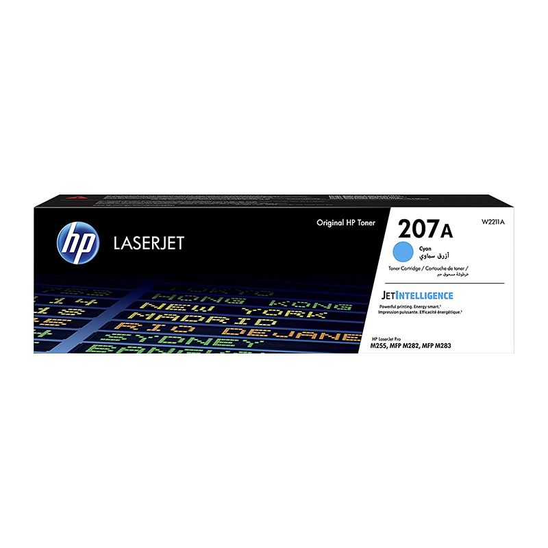 HP 207A W2211A Cyan Original LaserJet Toner Cartridge