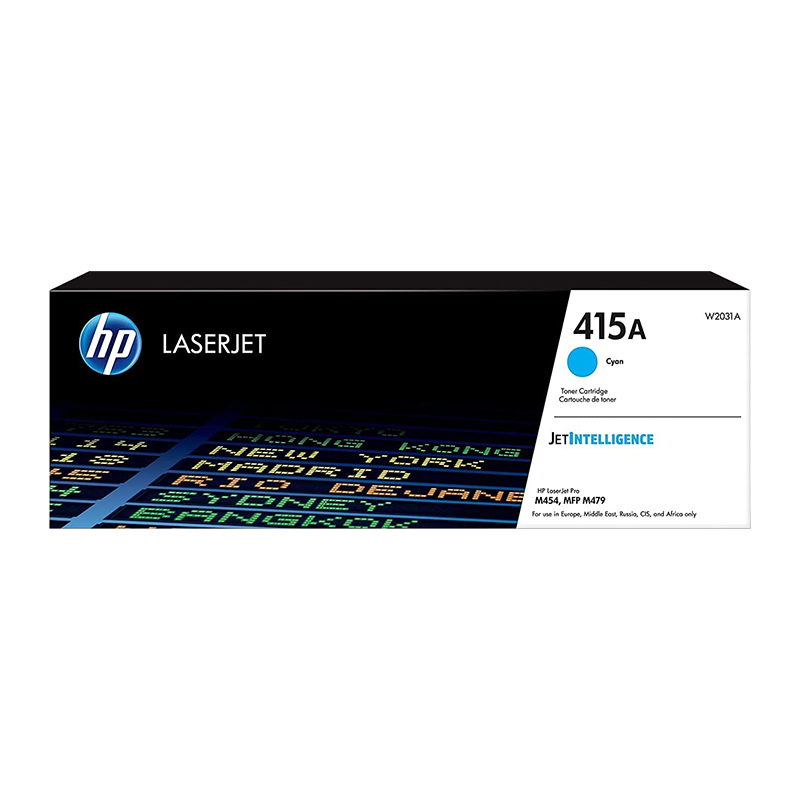 HP 415A W2031A Cyan Original LaserJet Toner Cartridge