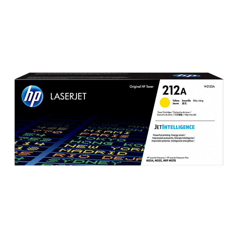 HP 212A W2122A Yellow Original LaserJet Toner Cartridge
