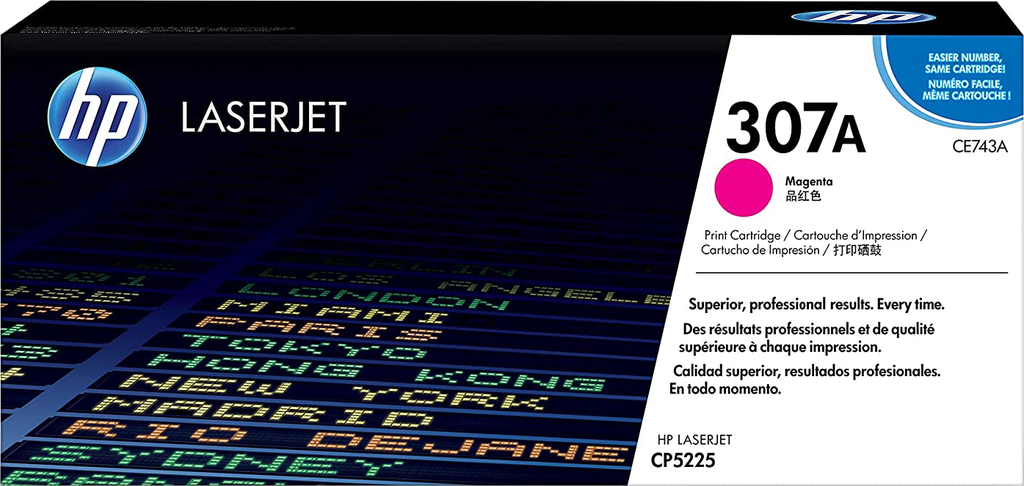 HP 307A CE743A Magenta Original LaserJet Toner Cartridge
