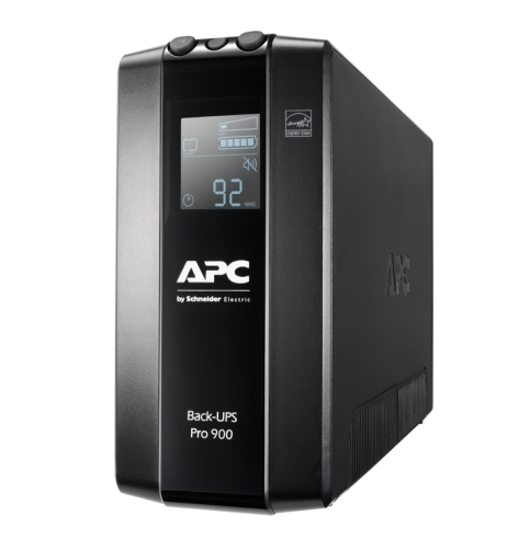 APC Back-UPS Pro, 900VA/540W, Tower, 230V, 6x IEC C13 Outlets, AVR, LCD (BR900MI)