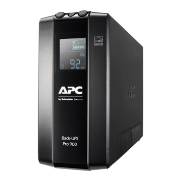 [UPS266] APC Back-UPS Pro, 900VA/540W, Tower, 230V, 6x IEC C13 outlets, AVR, LCD (BR900MI)