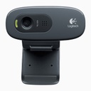 Logitech C270 HD 720p Webcam with Noise-Reducing Mics (960-000584)