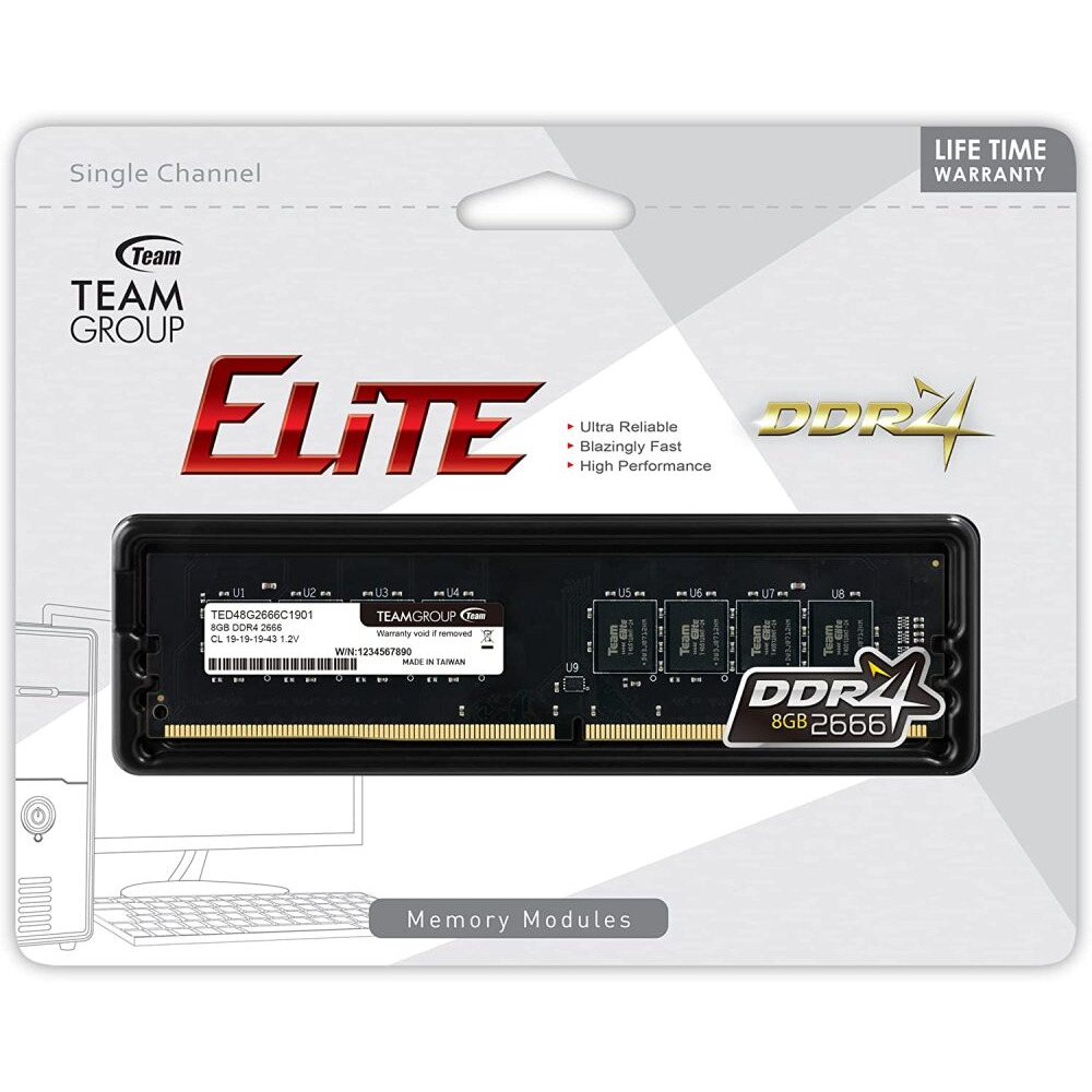 TEAMGROUP Elite 16GB DDR4 2666MHz Desktop RAM
