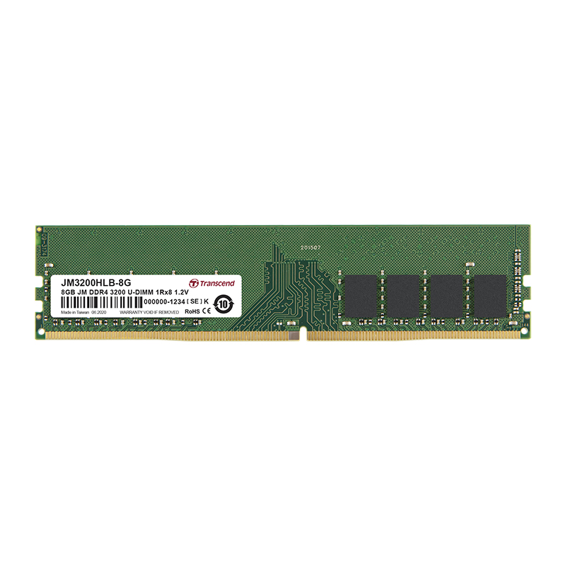 TRANSCEND 8GB DDR4 3200MHz Desktop RAM