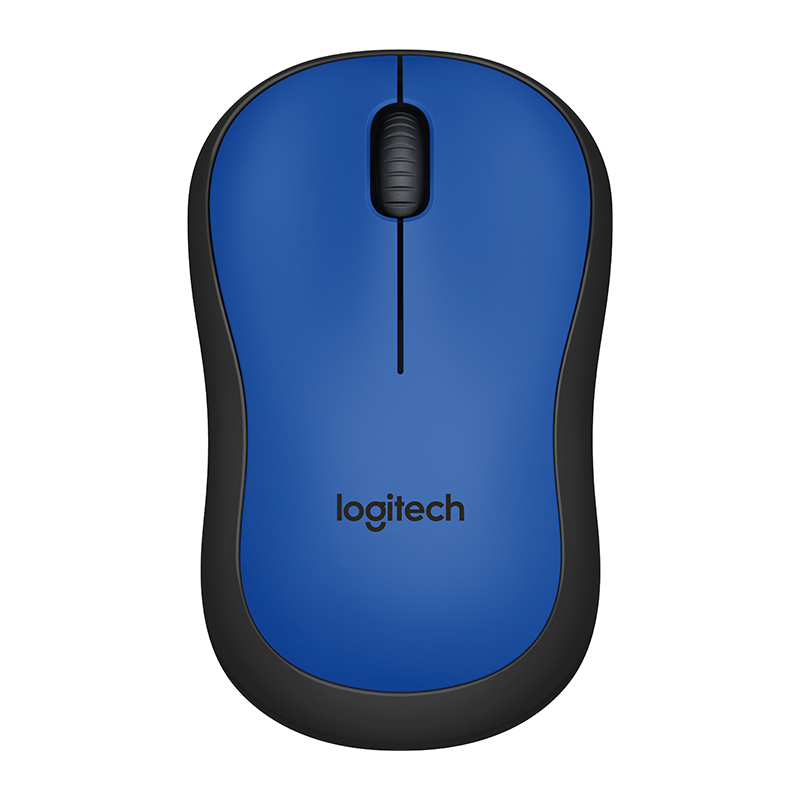 Logitech M221 Wireless Mouse with Silent Clicks - Blue (910-004883)
