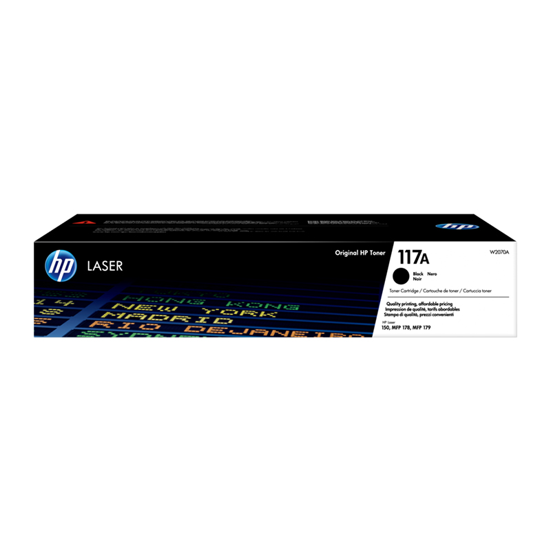 HP 117A W2070A Black Original Laser Toner Cartridge
