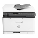 HP MFP Color LaserJet M179fnw | Print/Scan/Copy/Fax, Up to 600 x 600 dpi Print, USB, Network, Wireless &amp; WiFi Direct, Up to 4ppm Colour Print, Up to 18ppm Mono Print, 40 Sheet ADF, Up to 20,000 Pages/Month, HP 117A CYMK Toner