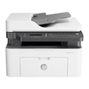 HP Laser MFP 137fnw Printer (4ZB84A) | Print, Scan, Copy & Fax; Print Speed: Up to 20 ppm; Print Resolution: Up to 1200 x 1200 dpi; Connectivity: Wireless, Ethernet, USB 2.0; Paper Handling: 150 sheet Paper Tray + 40 Sheet ADF; Toner: HP 106A
