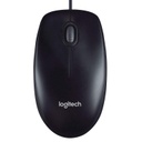 Logitech M90 Wired USB Mouse - Black (910-001795)
