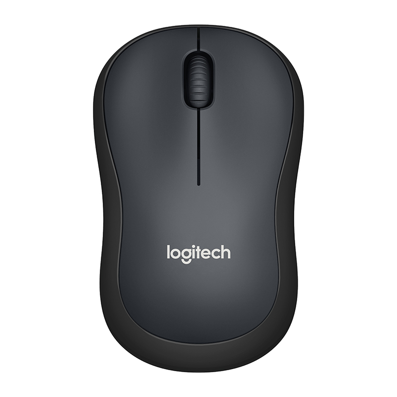 Logitech M221 Wireless Mouse with Silent Clicks - Charcoal (910-004882)