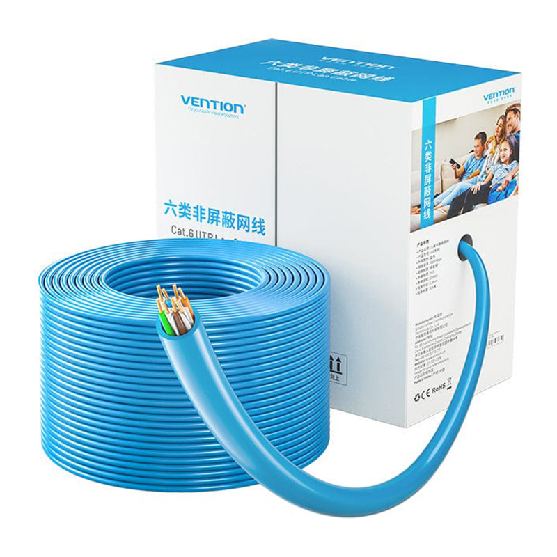 Vention® Cat6 UTP Lan Cable 305M Blue 23AWG (IHGL305)