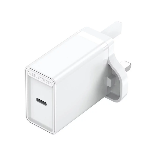 Vention® 1-port USB-C Wall Charger (20W) UK-Plug White (FADW0-UK)