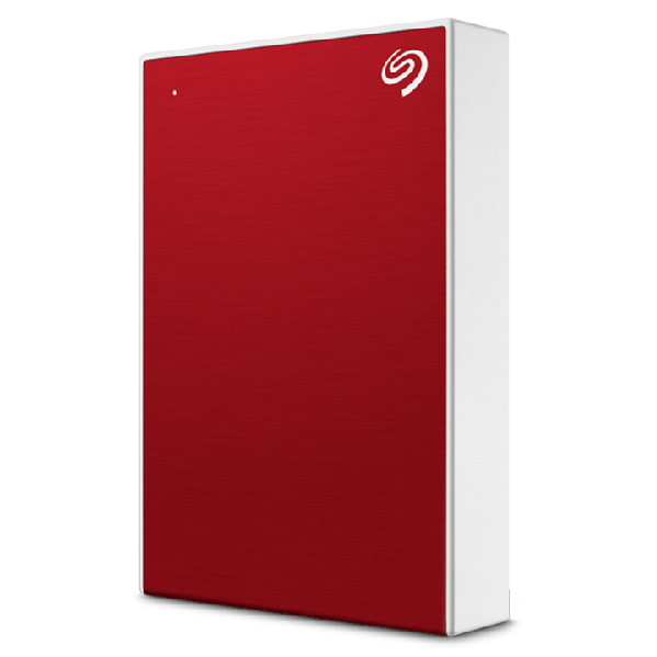 Seagate One Touch 1TB External Hard Drive with Password - Red