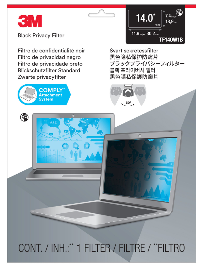 3M Touch Privacy Filter for Microsoft Surface laptop 3/4