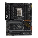 ASUS TUF Gaming Z690-Plus ATX Motherboard - WiFi D4 LGA1700(Intel 12th Gen) (PCIe 5.0, DDR4,4xM.2/NVMe SSD,14+2 power stages,WiFi 6,2.5Gb LAN,front USB 3.2 Gen 2 Type-C,Thunderbolt 4,ARGB headers)