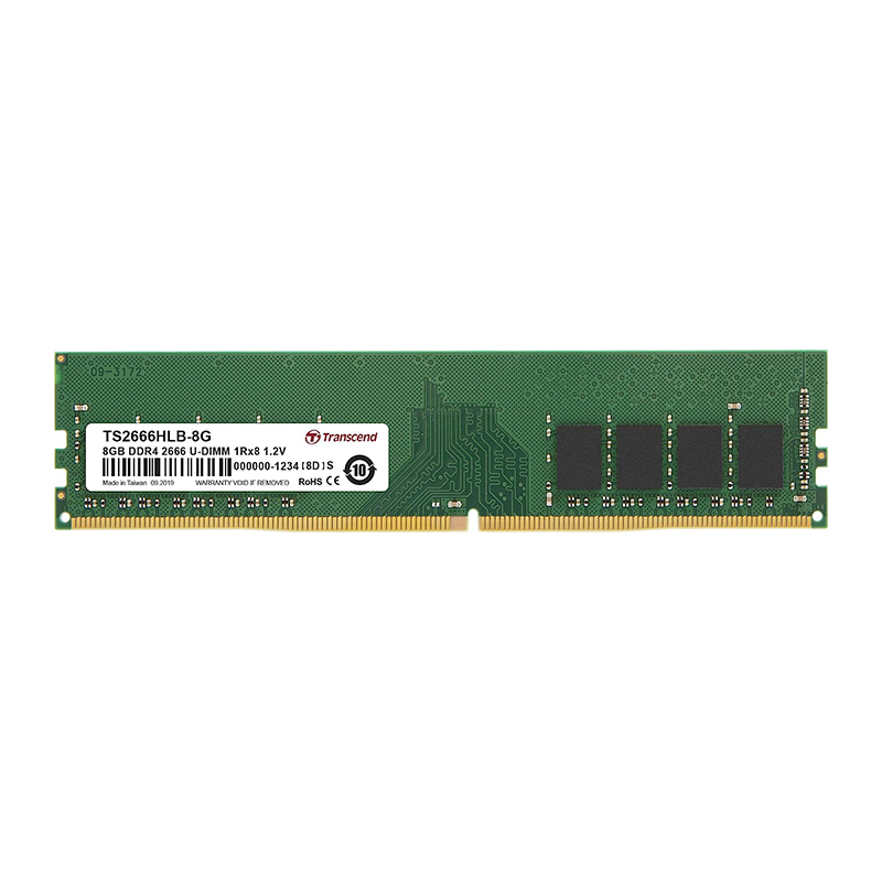 TRANSCEND 8GB DDR4 2666MHz Desktop RAM (JM2666HLG-8G)