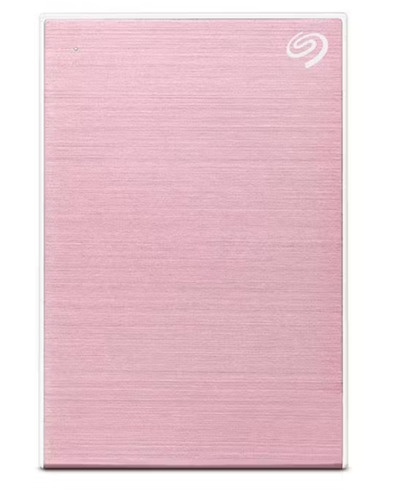 Seagate One Touch 2TB External Hard Drive with Password - Rose Gold
