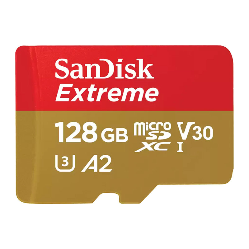 SanDisk Extreme microSDXC UHS-1 with adapter 128GB