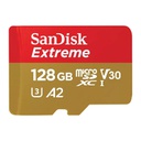 SanDisk Extreme microSDXC UHS-1 Card with adapter 128GB (SDSQXAA-128G-GN6MN)