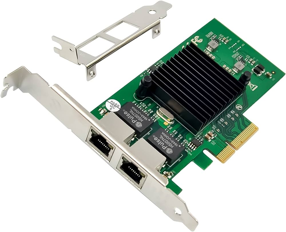 Dual-Port PCIe Gigabit Network Card 1000M PCI Express Ethernet Adapter