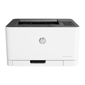 [PRT1084] HP Color LaserJet 150nw Printer - Functions / Print, Wireless, Printing colors/ 4-Colours, Print Speed / Black: Up to 18 ppm & Colour: Up to 4 ppm, Colour Print Quality / 600 x 600 dpi, Duplex / Manual, Media Sizes / A4; A5; A6; B5; Duty Cycle / Up to 20,000 pages, Connectivity / Hi-Speed USB 2.0 Device; Gigabit Ethernet 10/100/1000T network, Wireless, HP 117A CYMK