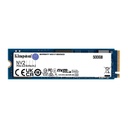Kingston NV2 500GB PCIe 4.0 Gen 4x4 NVMe™ M.2 2280 Internal SSD (SNV2S/500G)
