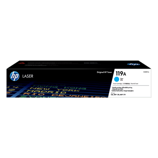 HP 119A W2091A Cyan Original Laser Toner Cartridge