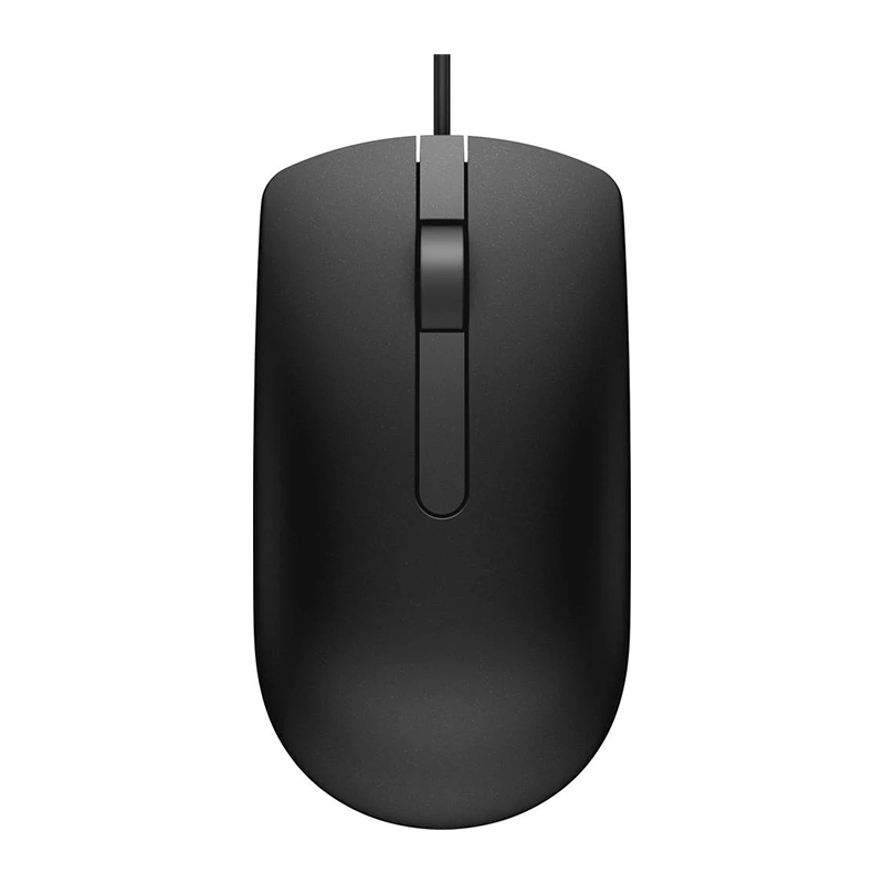 Dell MS116 USB Optical Wired Mouse Black