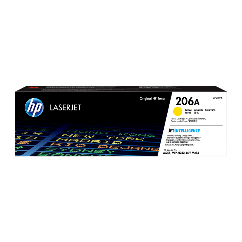 HP 206A W2112A Yellow Original LaserJet Toner Cartridge