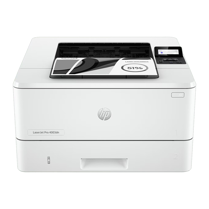 HP LaserJet Printer 4003dn – Functions / Print, Printing Colors / Black, Print Speed / 40ppm, Print Quality / 1200 x 1200 dpi, Duplex / Automatic, Media Sizes / A4, A5, B5,C6, Duty Cycle / 80,000 pages, Toner / HP 151A.