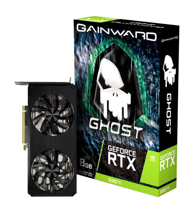 Gainward GeForce RTX™ 3060 Ti Ghost 8GB (3x DisplayPort, 1x HDMI) - (NE6306T019P2-190AB)