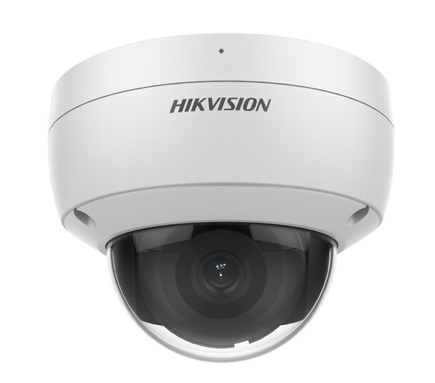 Hikvision AcuSense 8MP 2.8mm IP PoE Vandal Dome Camera with Night Vision - White (DS-2CD2183G2-IU)