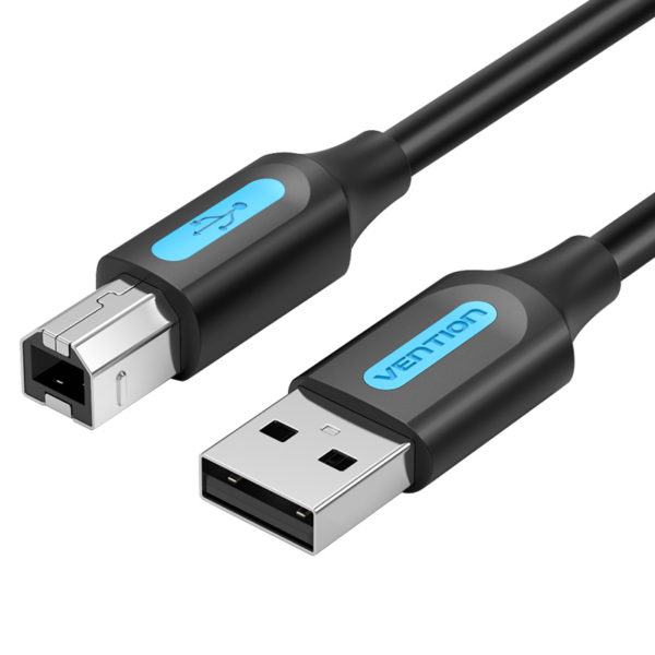 Vention® USB 2.0 A Male to B Male Printer Cable 3M Black PVC Type (COQBI)