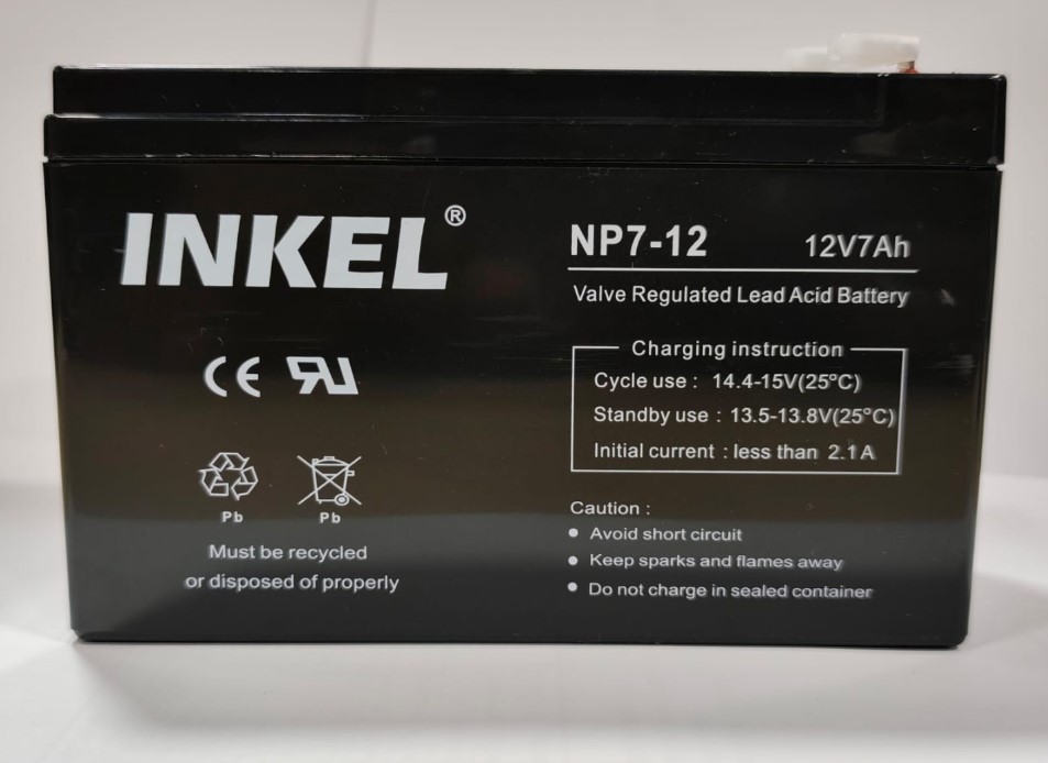 INKEL NP7-12 12V 7Ah Lead Acid Battery